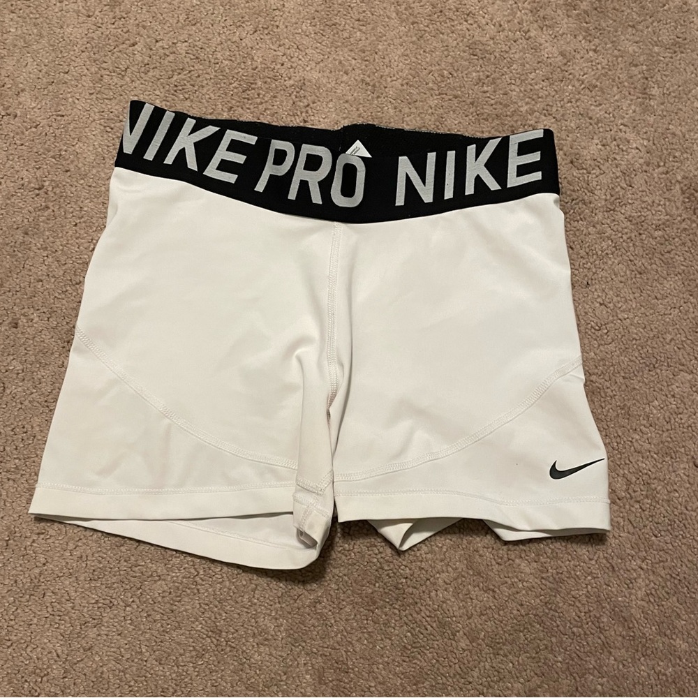 White Nike Pros